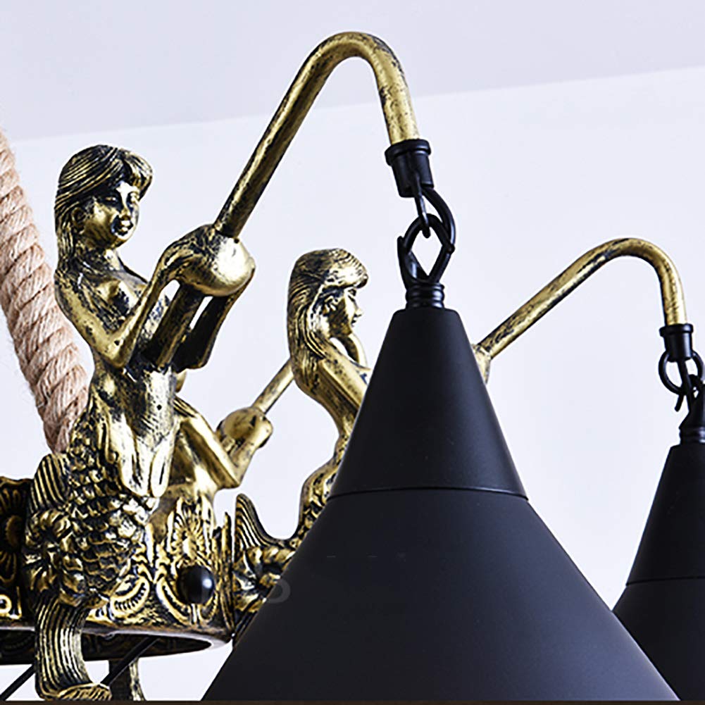Epoch Lustre Vintage en Métal Noir Salon/Restaurant - Neutralighting