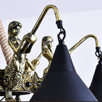 Epoch Lustre Vintage en Métal Noir Salon/Restaurant - Neutralighting