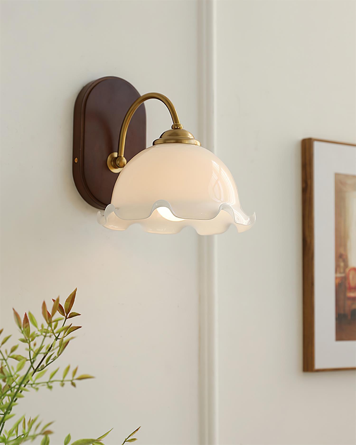 Esola Applique Murale en Verre Blanc - Neutralighting