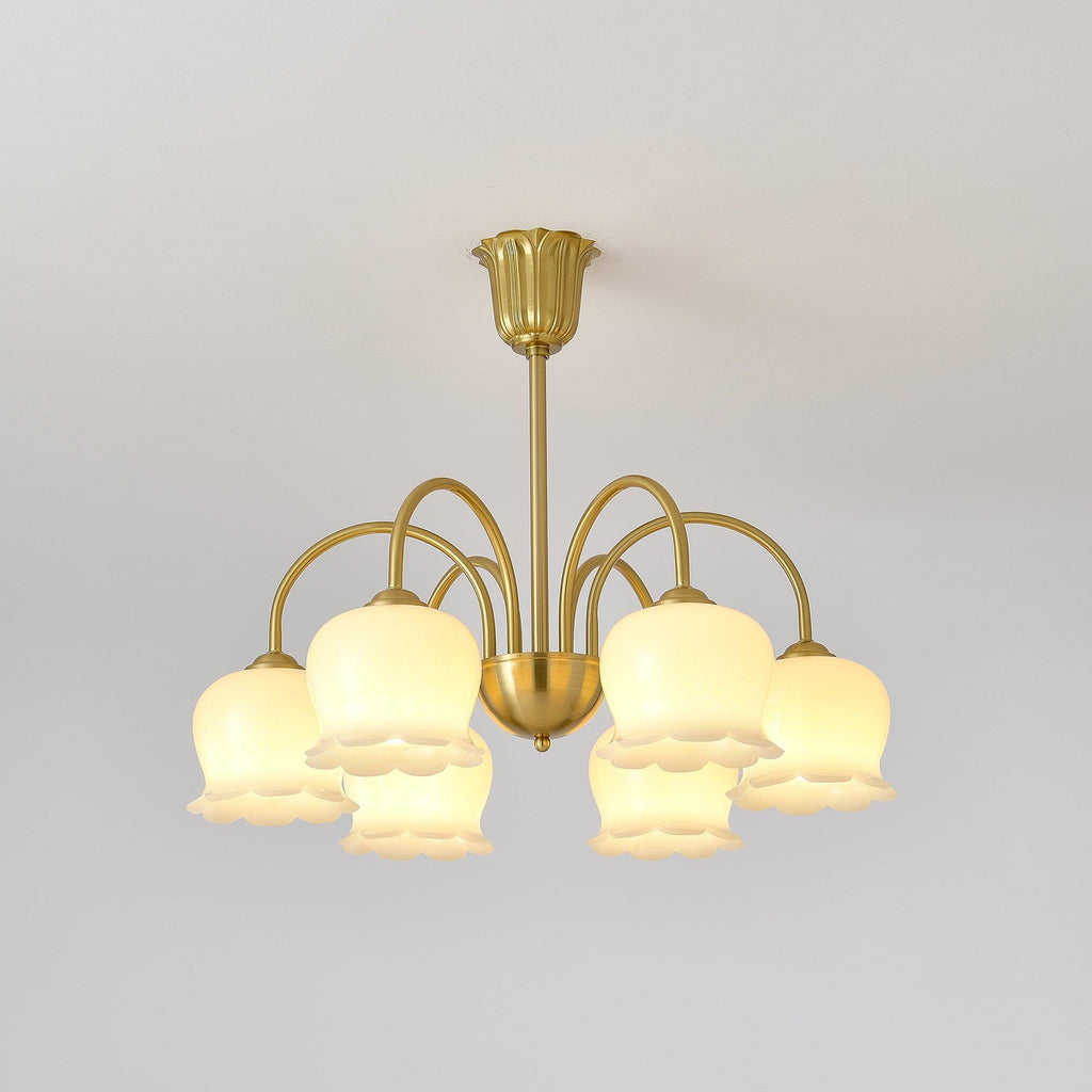 Fionel Lustre en Verre Pétale Floral - Neutralighting