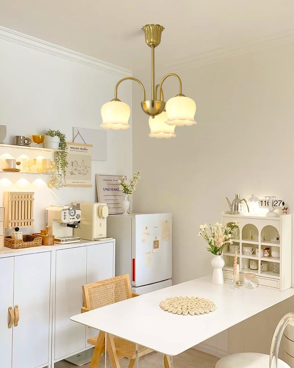Fionel Lustre en Verre Pétale Floral - Neutralighting