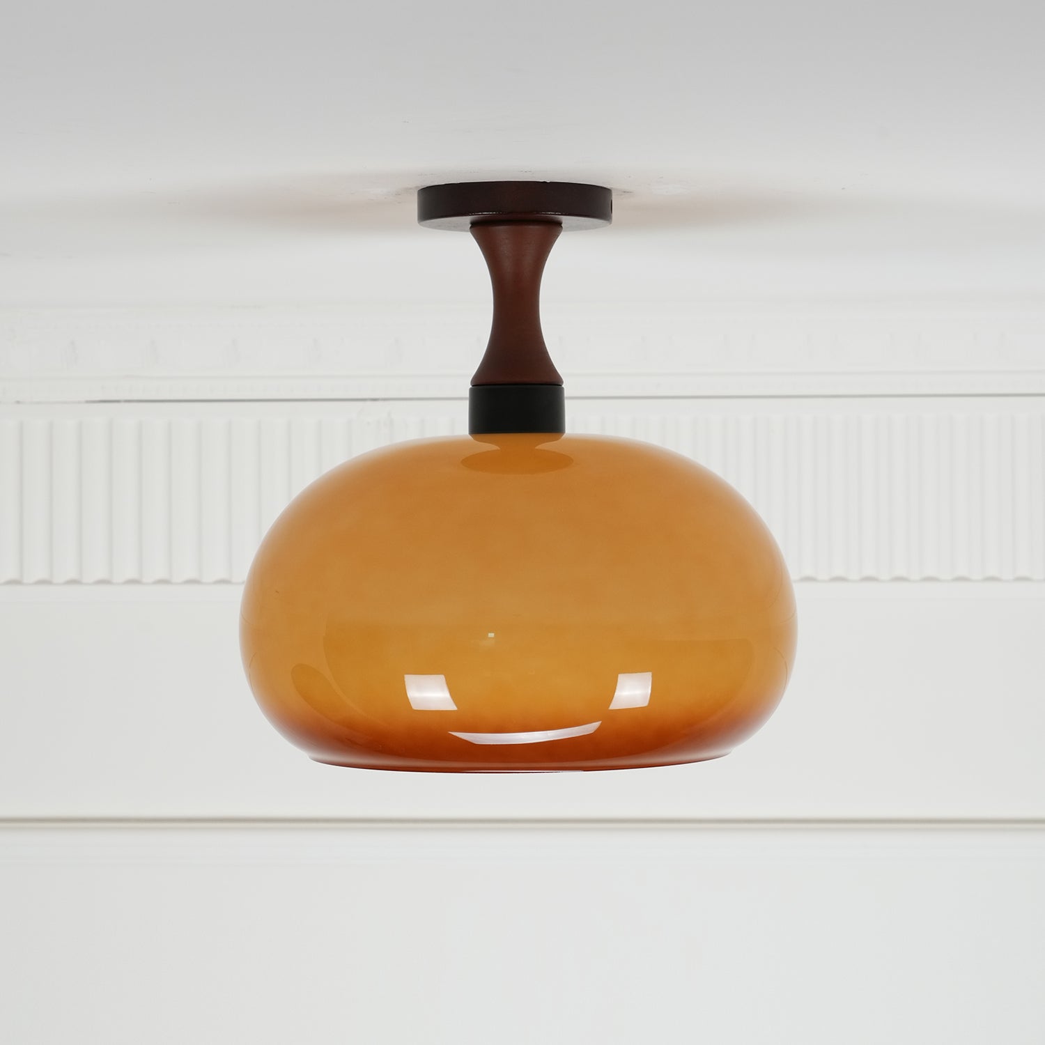 Liora Plafonnier en verre ambré - Neutralighting