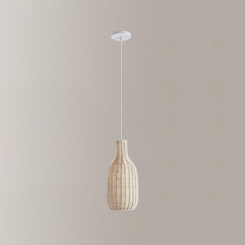 Solvice Vintage Rotin Pendentif Lampe - Neutralighting