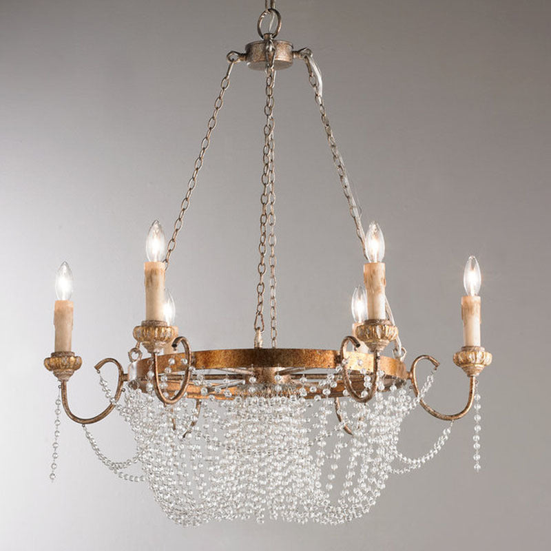 Alzoros Lustre Cristal Bois Luxe Postmoderne - Neutralighting