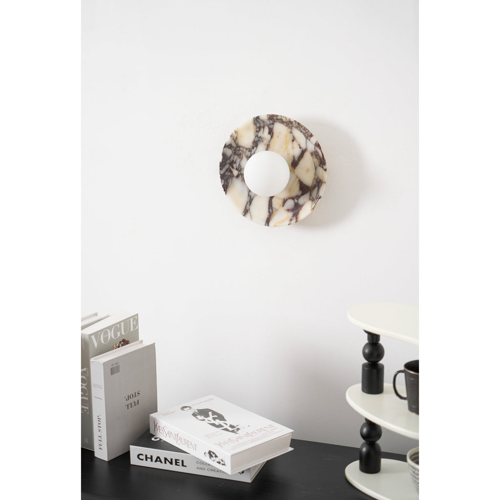 Cacariel Applique Murale Minimaliste Marbre Verre - Neutralighting