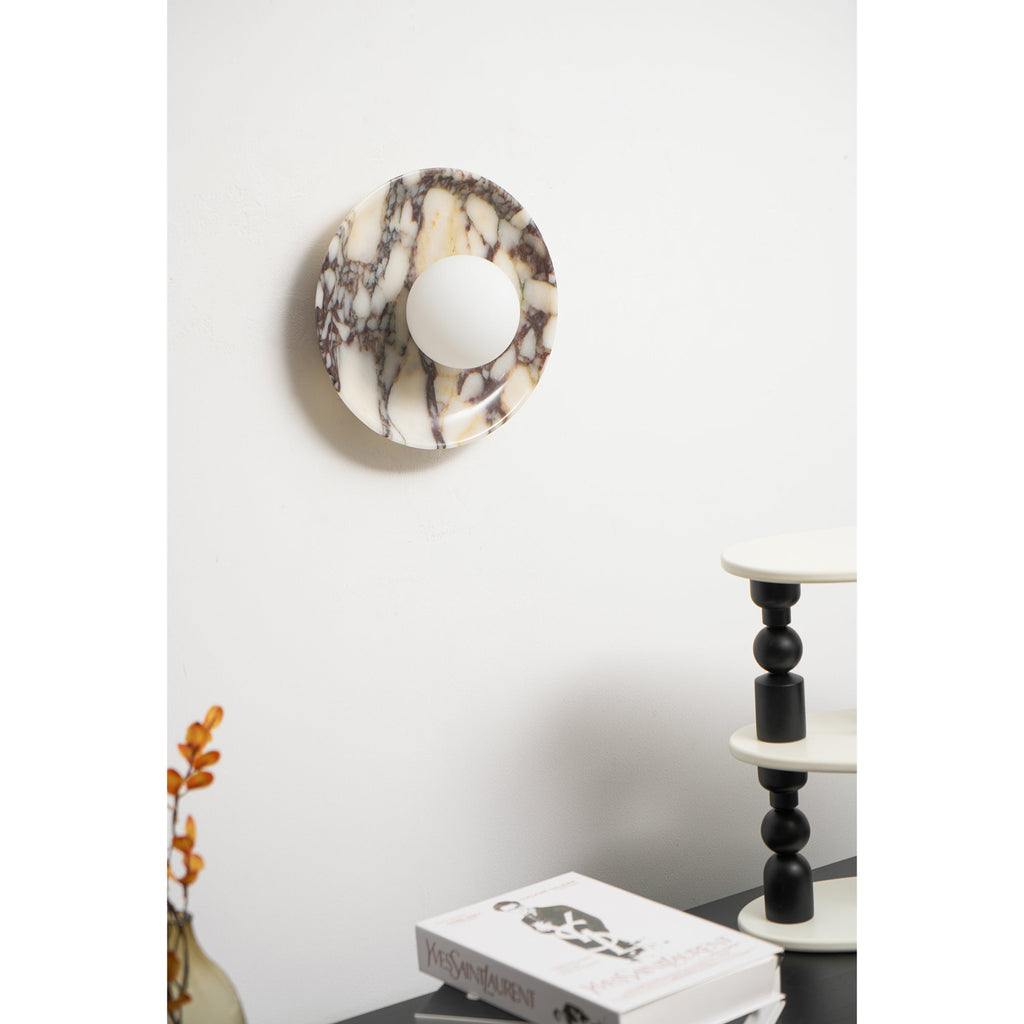 Cacariel Applique Murale Minimaliste Marbre Verre - Neutralighting