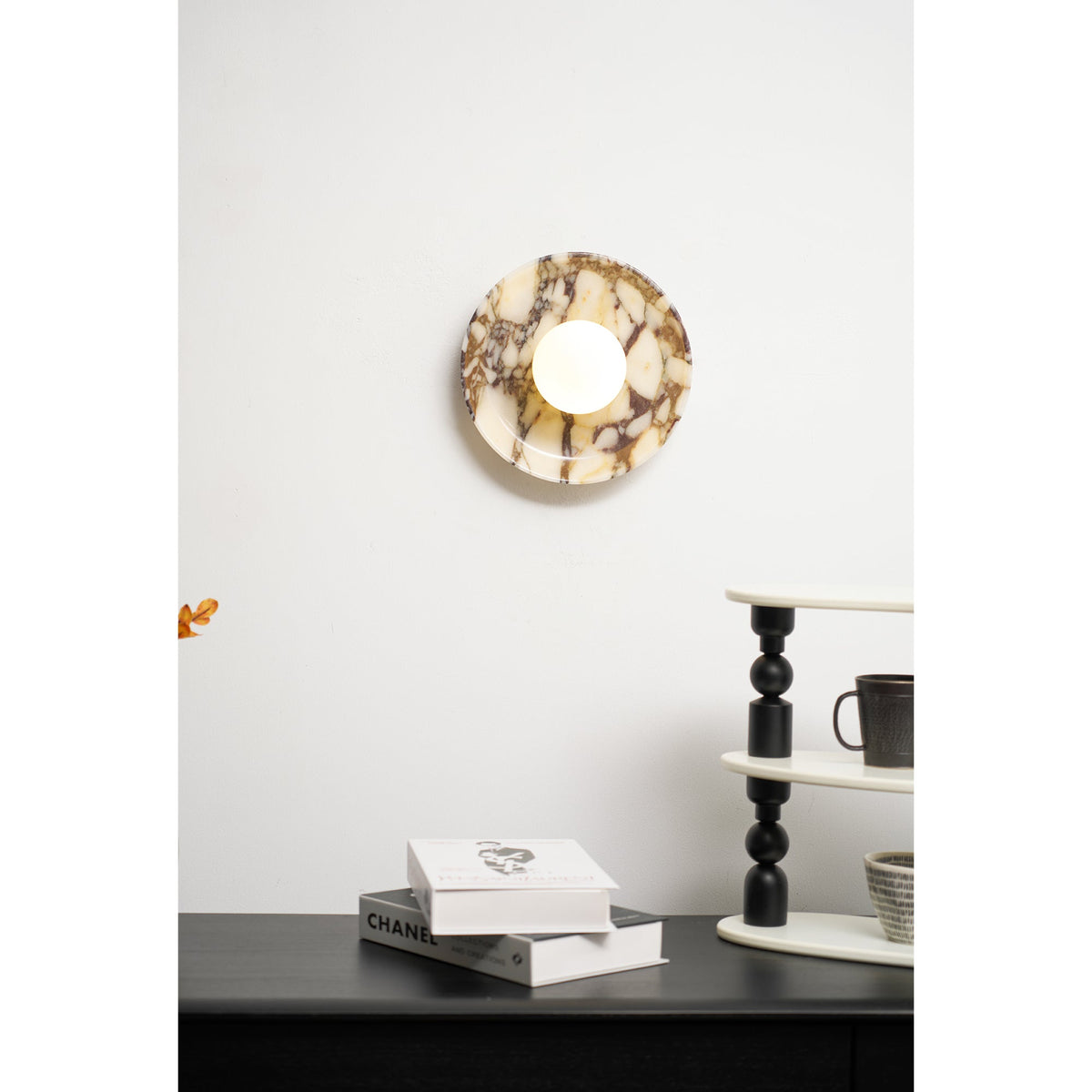 Cacariel Applique Murale Minimaliste Marbre Verre - Neutralighting