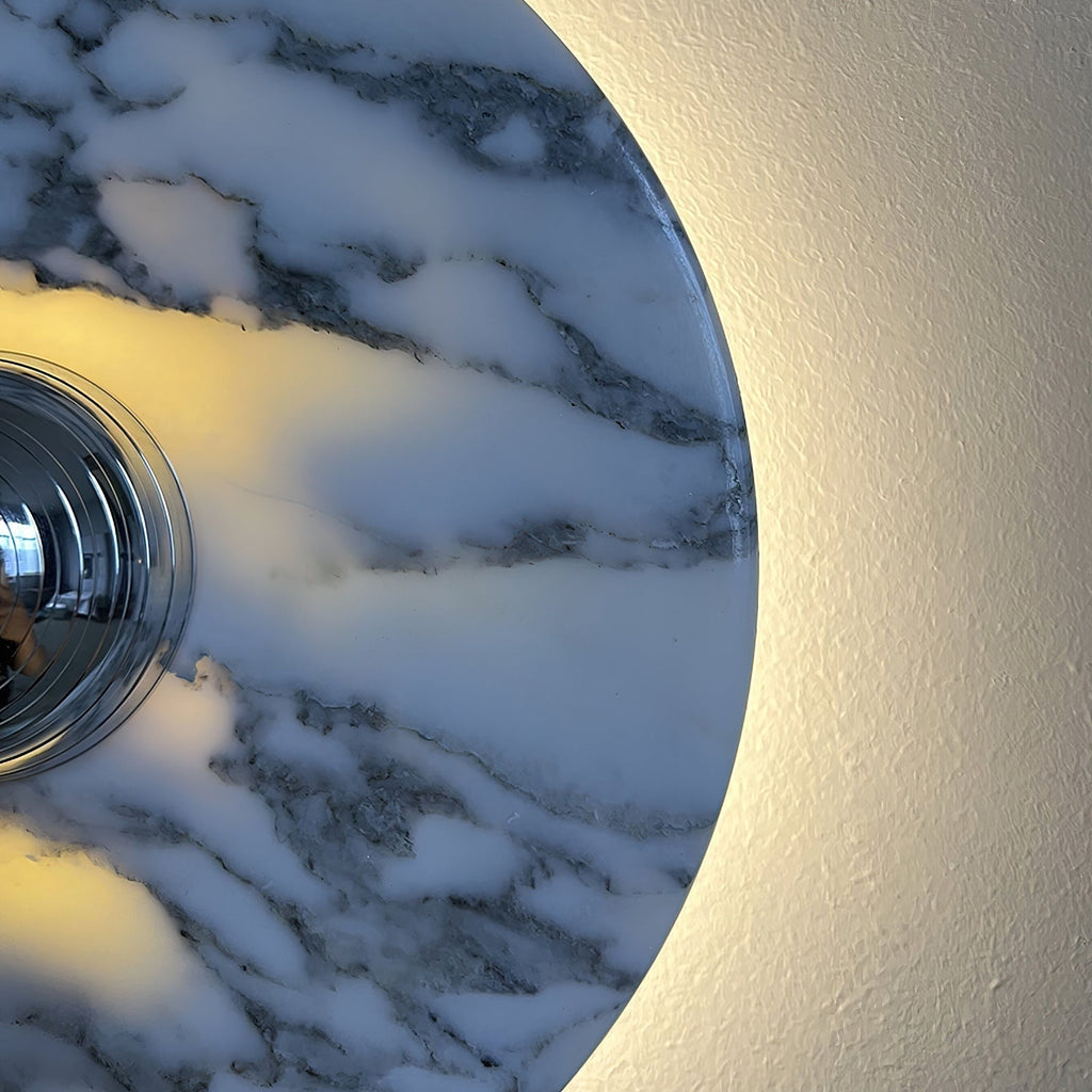Sfera Applique Murale Moderne LED Disque en Marbre - Neutralighting