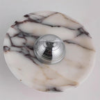 Sfera Applique Murale Moderne LED Disque en Marbre - Neutralighting
