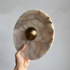 Sfera Applique Murale Moderne LED Disque en Marbre - Neutralighting