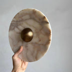 Sfera Applique Murale Moderne LED Disque en Marbre - Neutralighting
