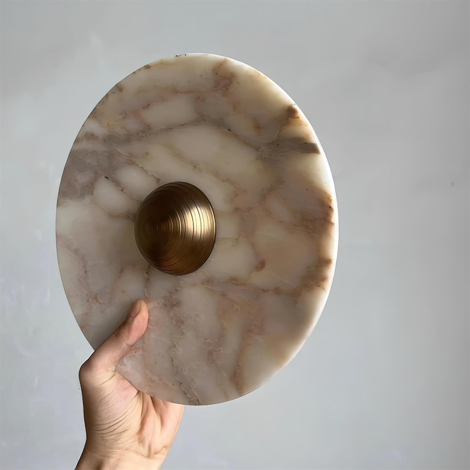 Sfera Applique Murale Moderne LED Disque en Marbre - Neutralighting