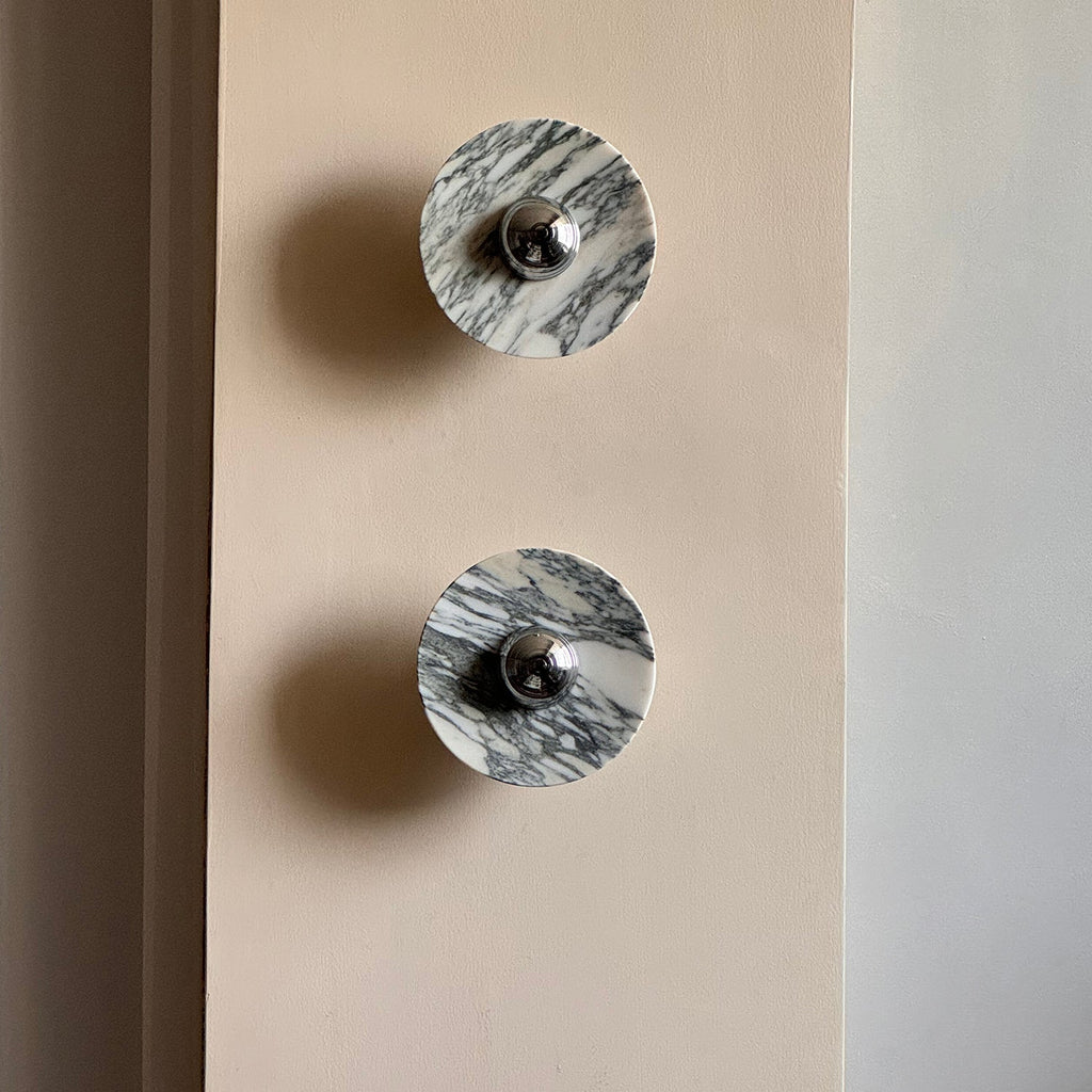 Sfera Applique Murale Moderne LED Disque en Marbre - Neutralighting