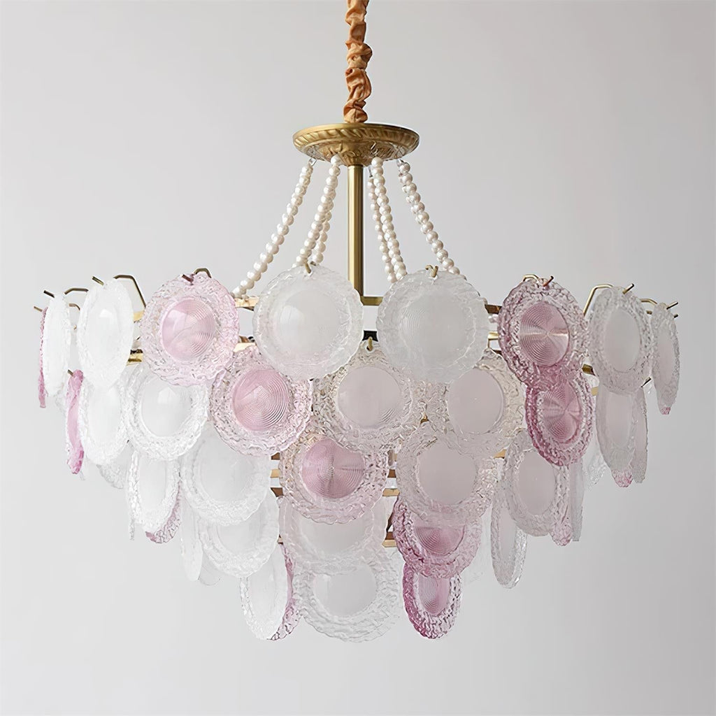 Violaire Lustre Disques Clairs Rose Poudré - Neutralighting