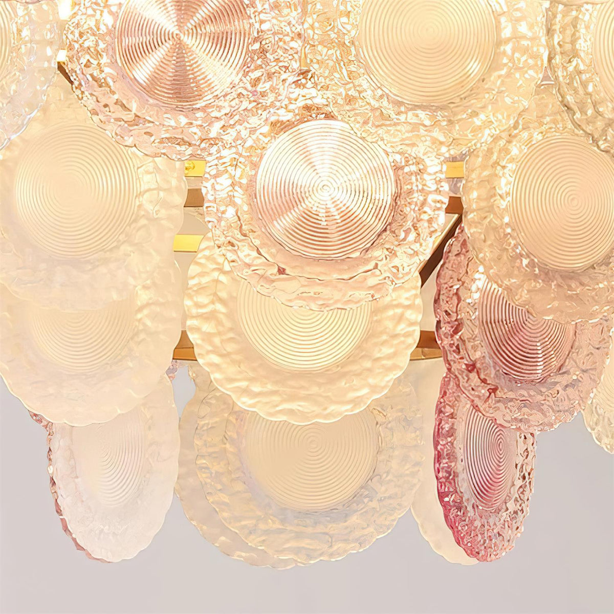 Violaire Lustre Disques Clairs Rose Poudré - Neutralighting