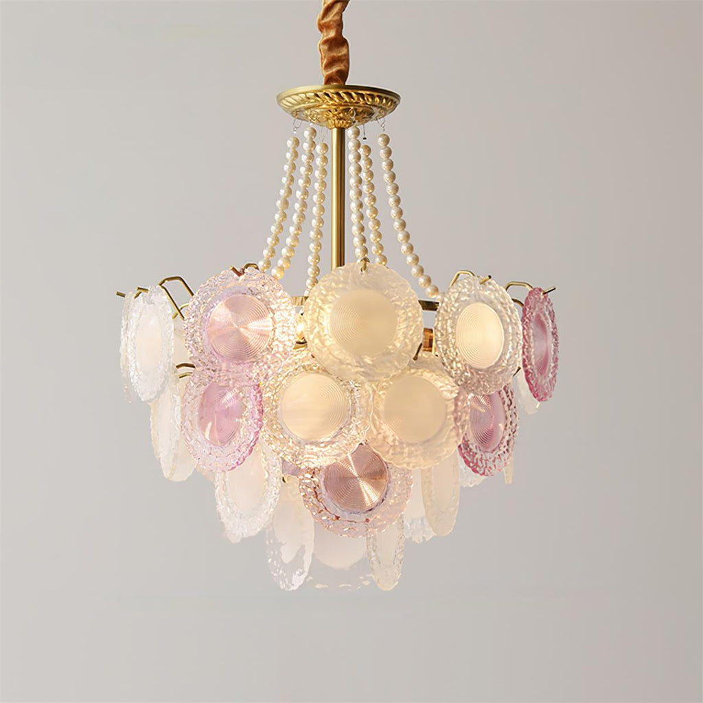 Violaire Lustre Disques Clairs Rose Poudré - Neutralighting