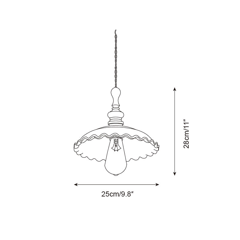 Violla Lampe Pendante Céramique Vintage - Neutralighting