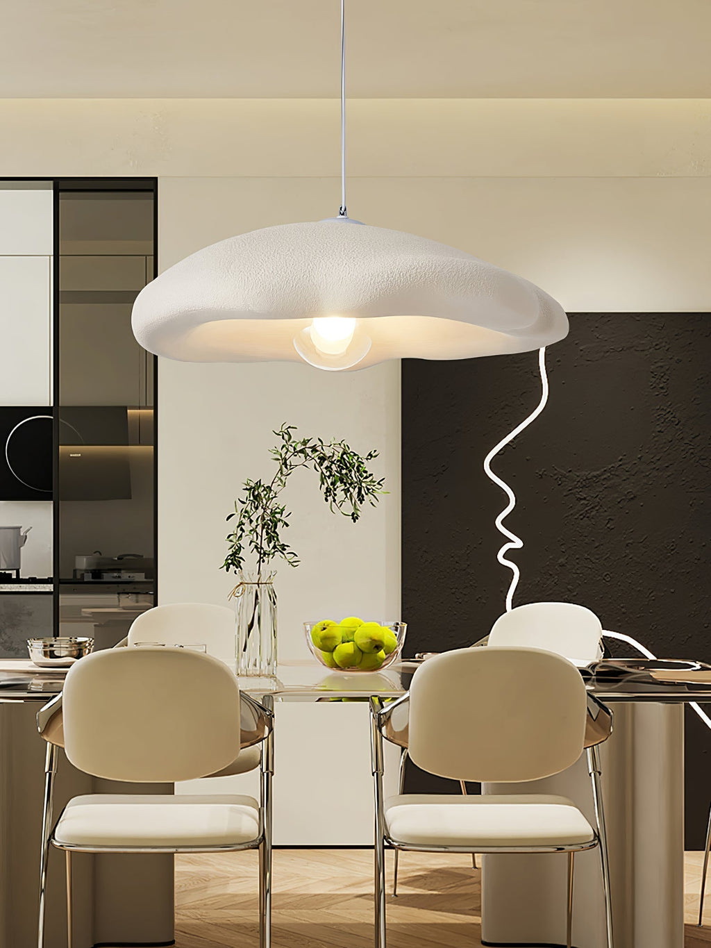 Nylire Suspension Moderne Artistique en Plastique - Neutralighting
