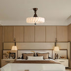 Zelore Tourbillon Tissu Bronze Suspension Lumière - Neutralighting