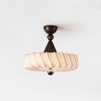Zelore Tourbillon Tissu Bronze Suspension Lumière - Neutralighting