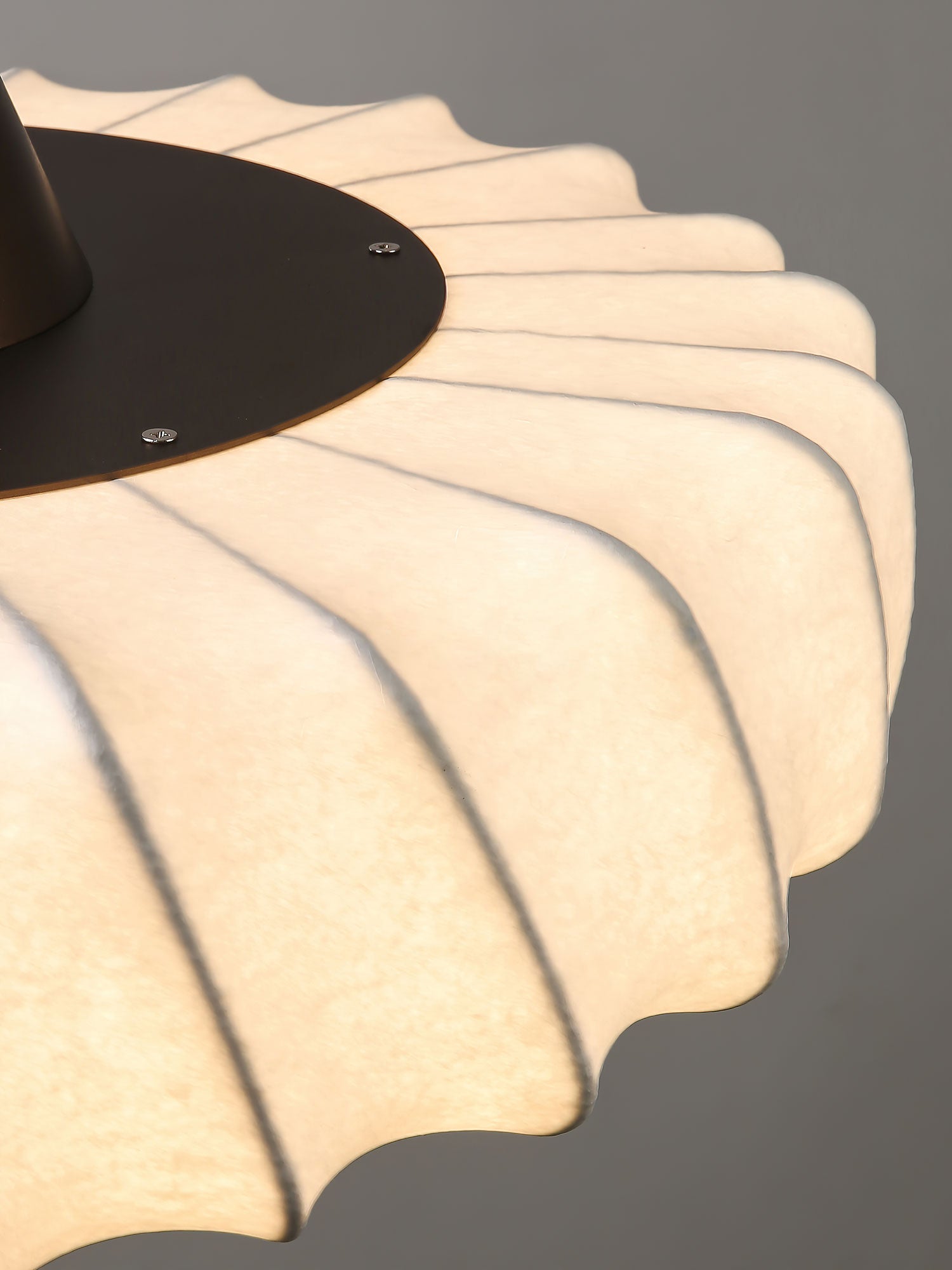 Zelore Tourbillon Tissu Bronze Suspension Lumière - Neutralighting