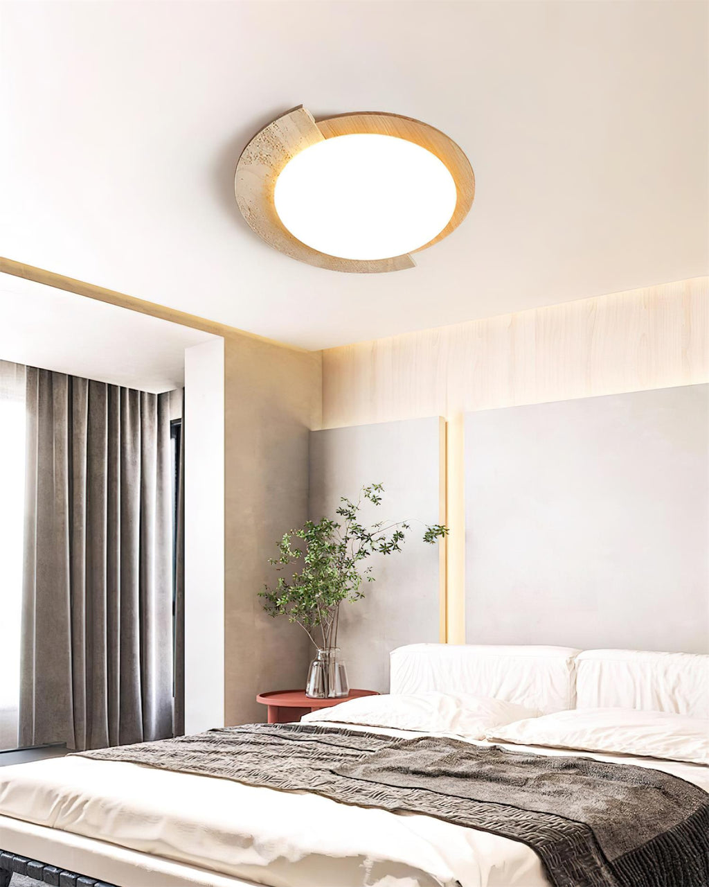 Ritta Plafonnier Ovale LED Travertin - Neutralighting