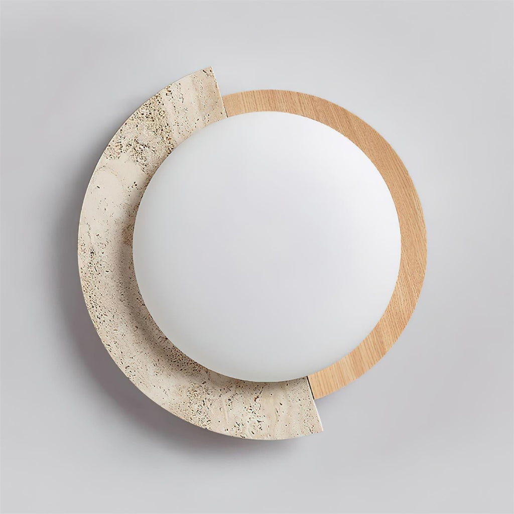 Ritta Plafonnier Ovale LED Travertin - Neutralighting