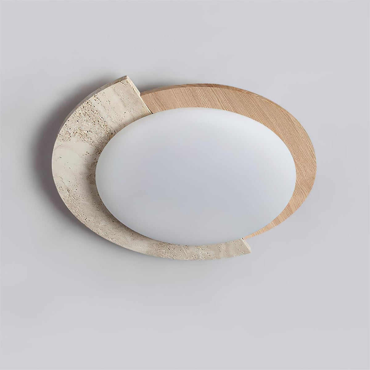 Ritta Plafonnier Ovale LED Travertin - Neutralighting