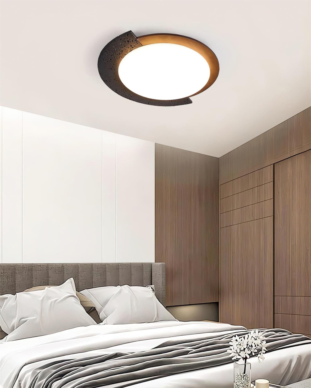 Ritta Plafonnier Ovale LED Travertin - Neutralighting