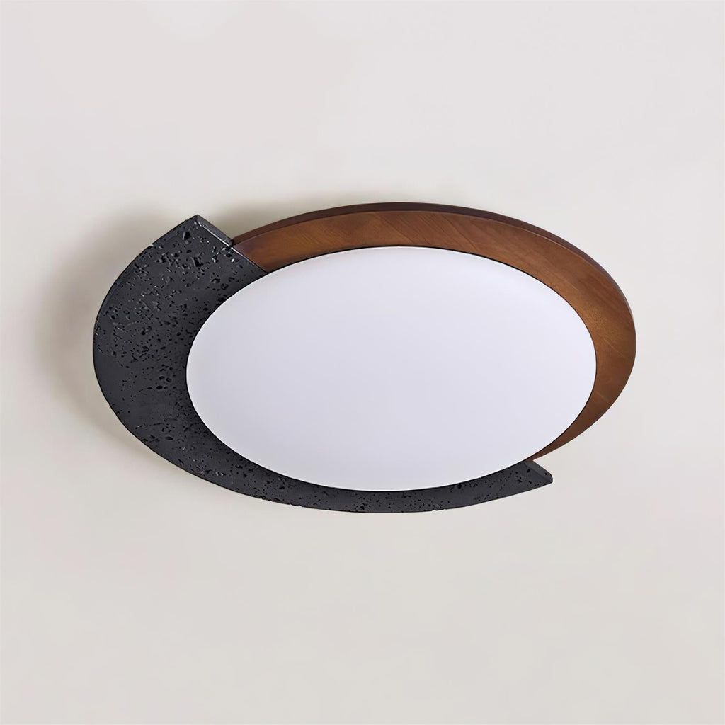 Ritta Plafonnier Ovale LED Travertin - Neutralighting