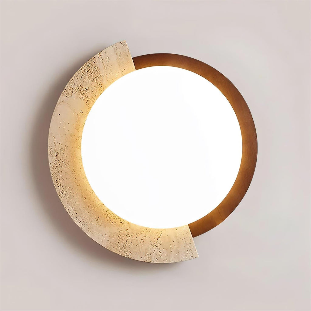 Ritta Plafonnier Ovale LED Travertin - Neutralighting
