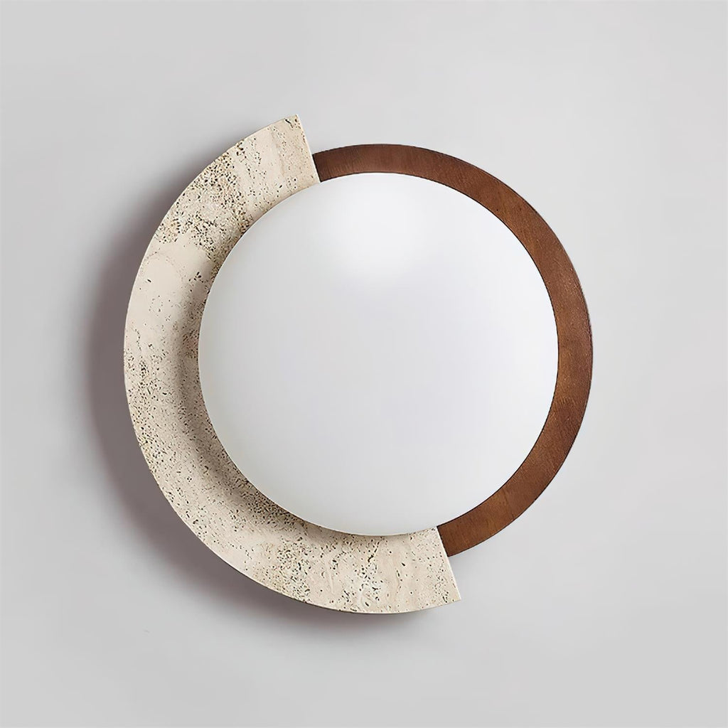 Ritta Plafonnier Ovale LED Travertin - Neutralighting