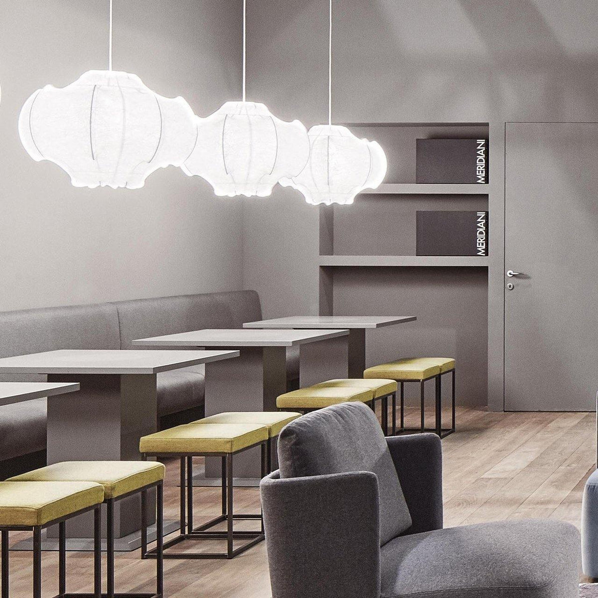 Lotus Lampe Suspendue Minimaliste en Soie - Neutralighting