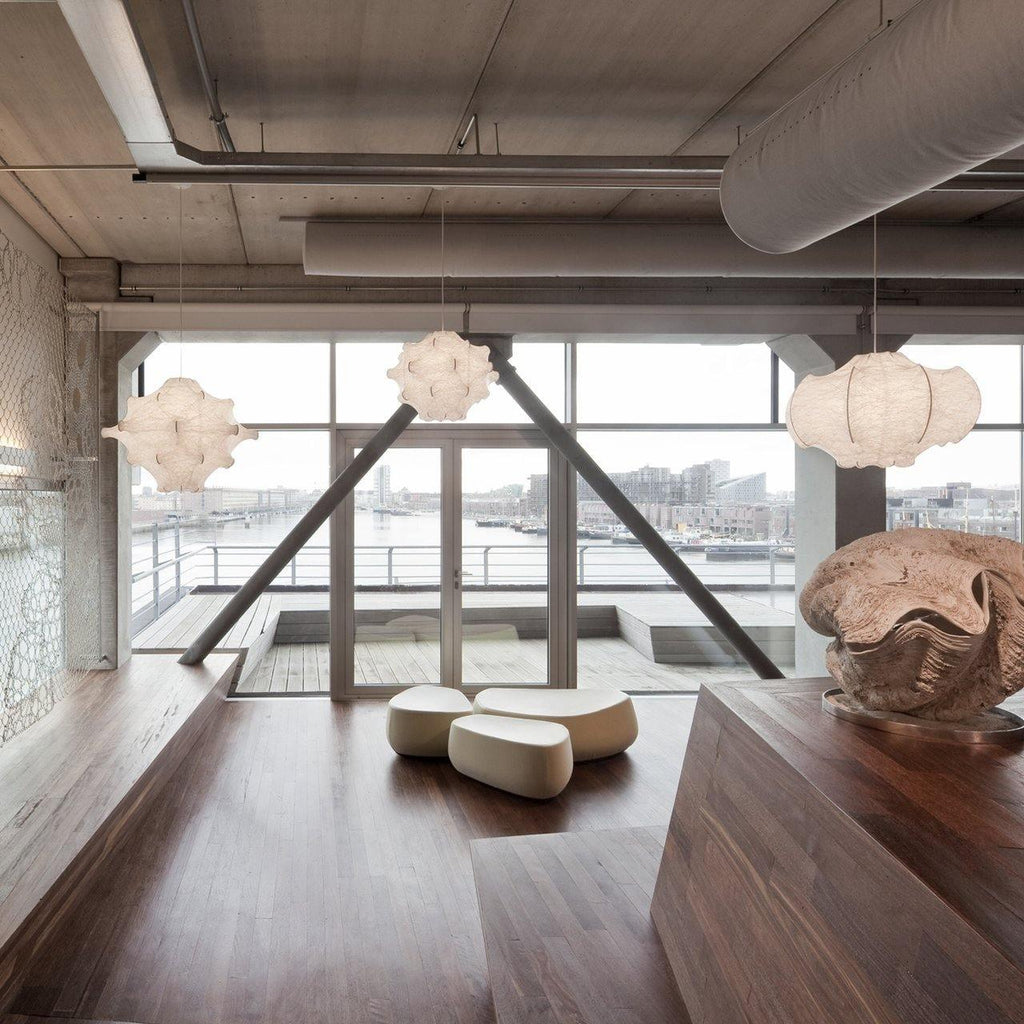 Lotus Lampe Suspendue Minimaliste en Soie - Neutralighting