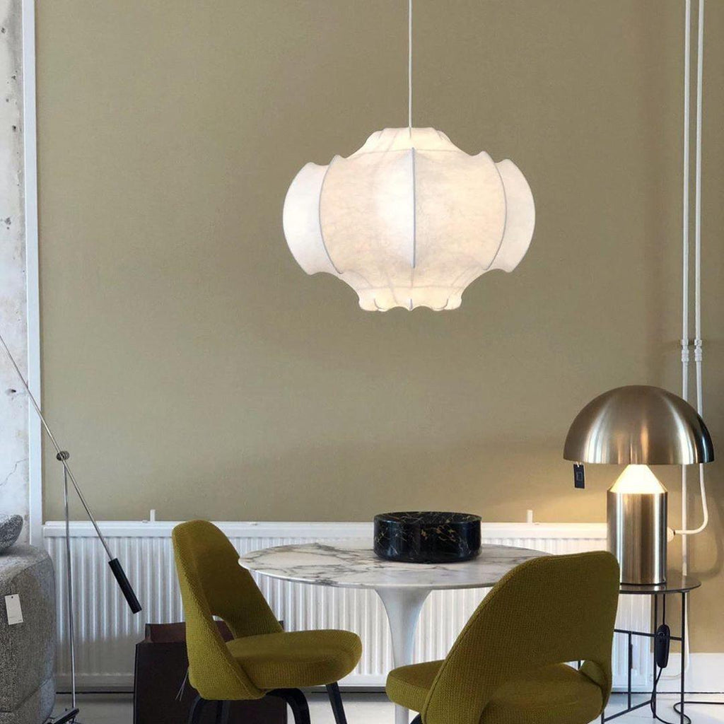 Lotus Lampe Suspendue Minimaliste en Soie - Neutralighting