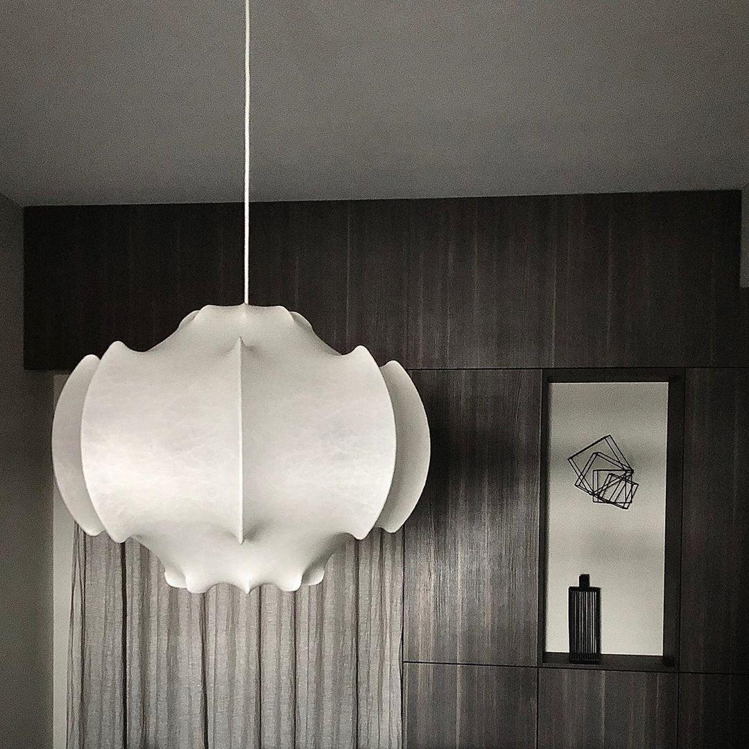 Lotus Lampe Suspendue Minimaliste en Soie - Neutralighting