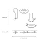 Oldore Applique Murale Laiton Verre Créativité - Neutralighting