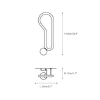 Oldore Applique Murale Laiton Verre Créativité - Neutralighting