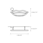 Oldore Applique Murale Laiton Verre Créativité - Neutralighting