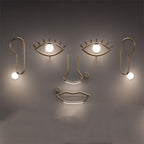 Oldore Applique Murale Laiton Verre Créativité - Neutralighting