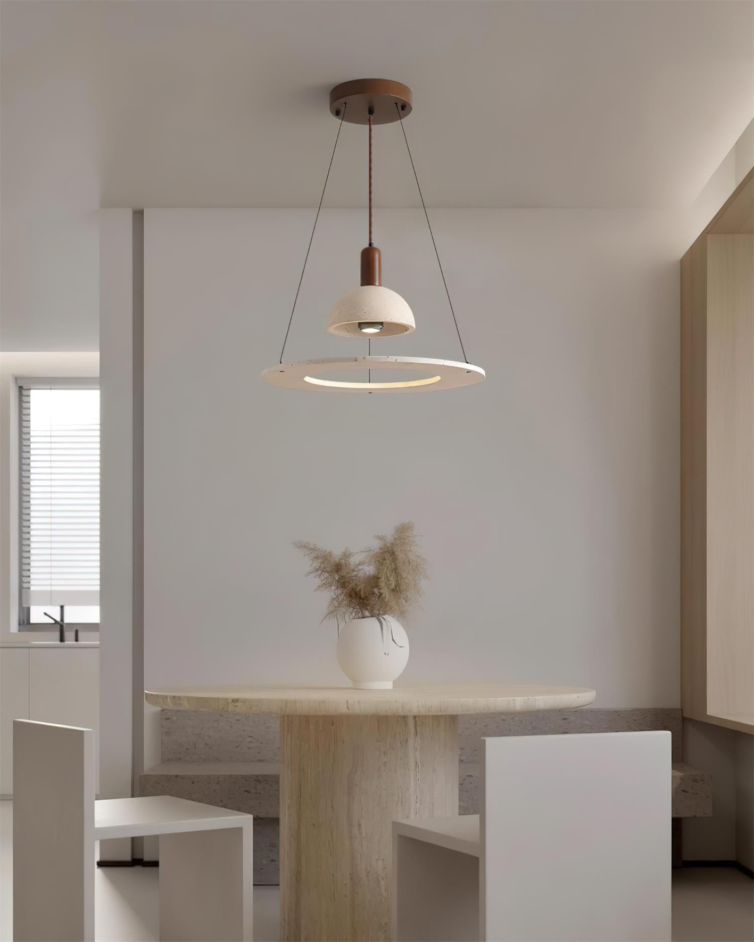 Ritta Lampe Pendante Moderne en Travertin - Neutralighting