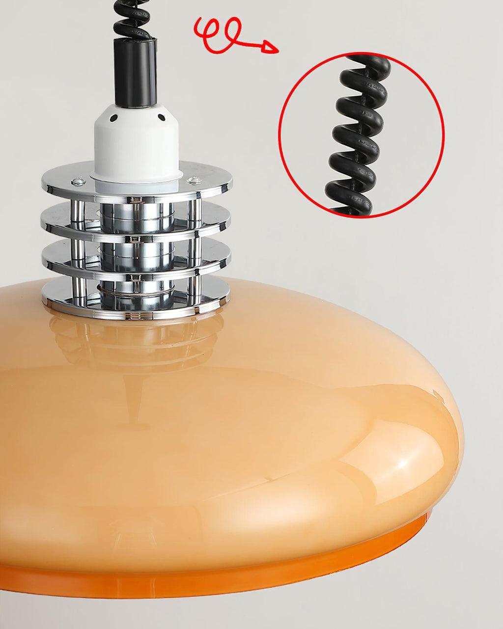Ulaearae Nordic Art Classique Verre Suspension - Neutralighting