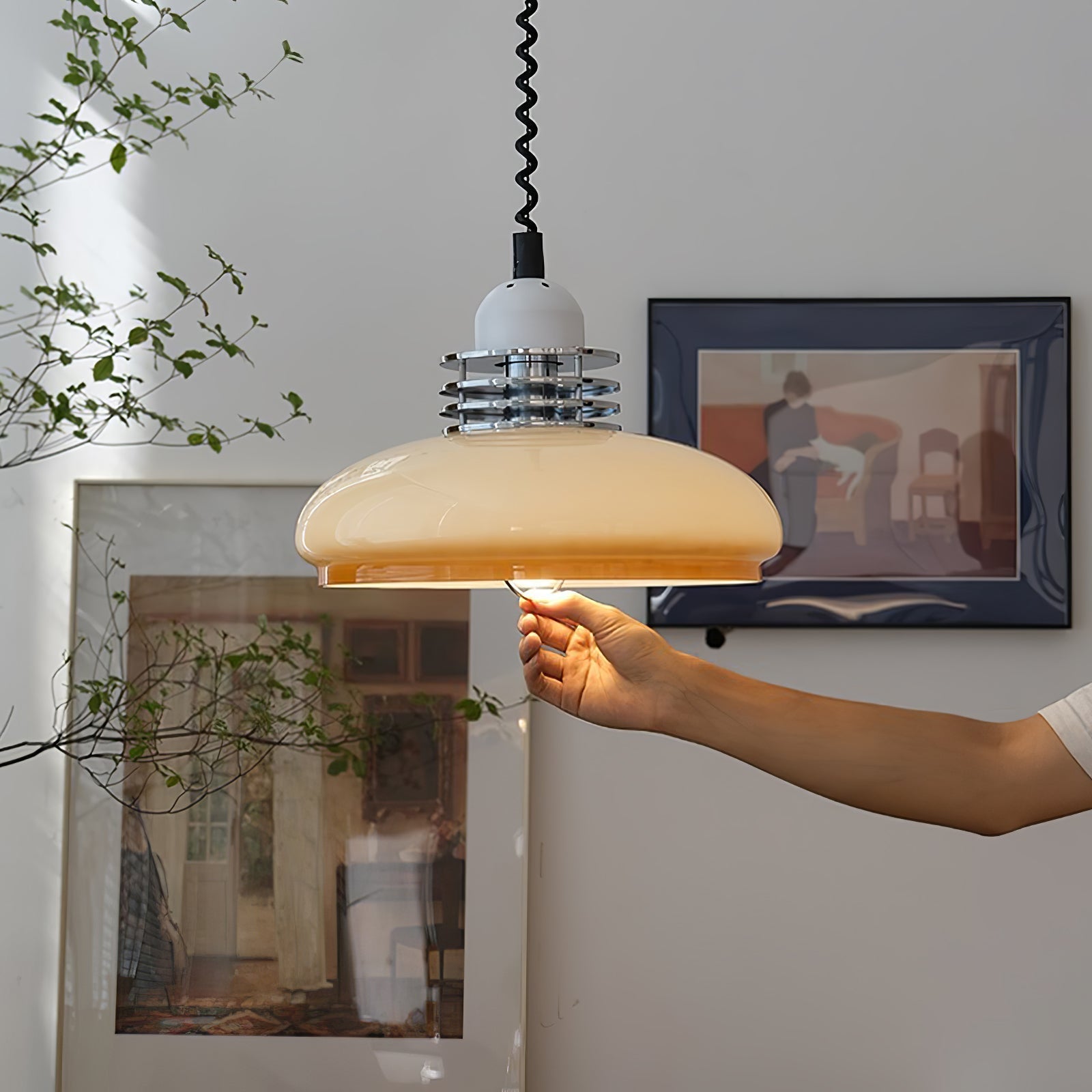 Ulaearae Nordic Art Classique Verre Suspension - Neutralighting