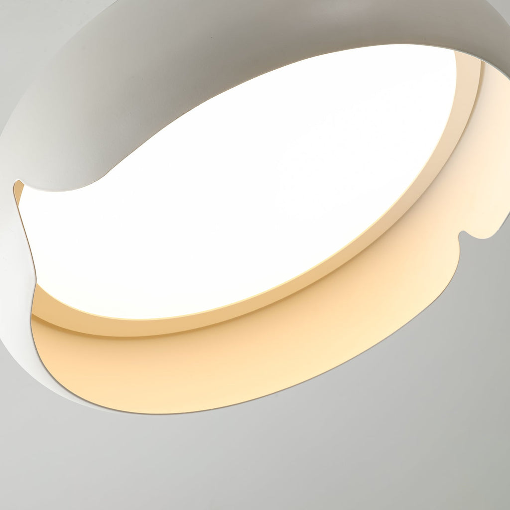 Cat Plafonnier Dôme Brillant Oreilles en Bois - Neutralighting