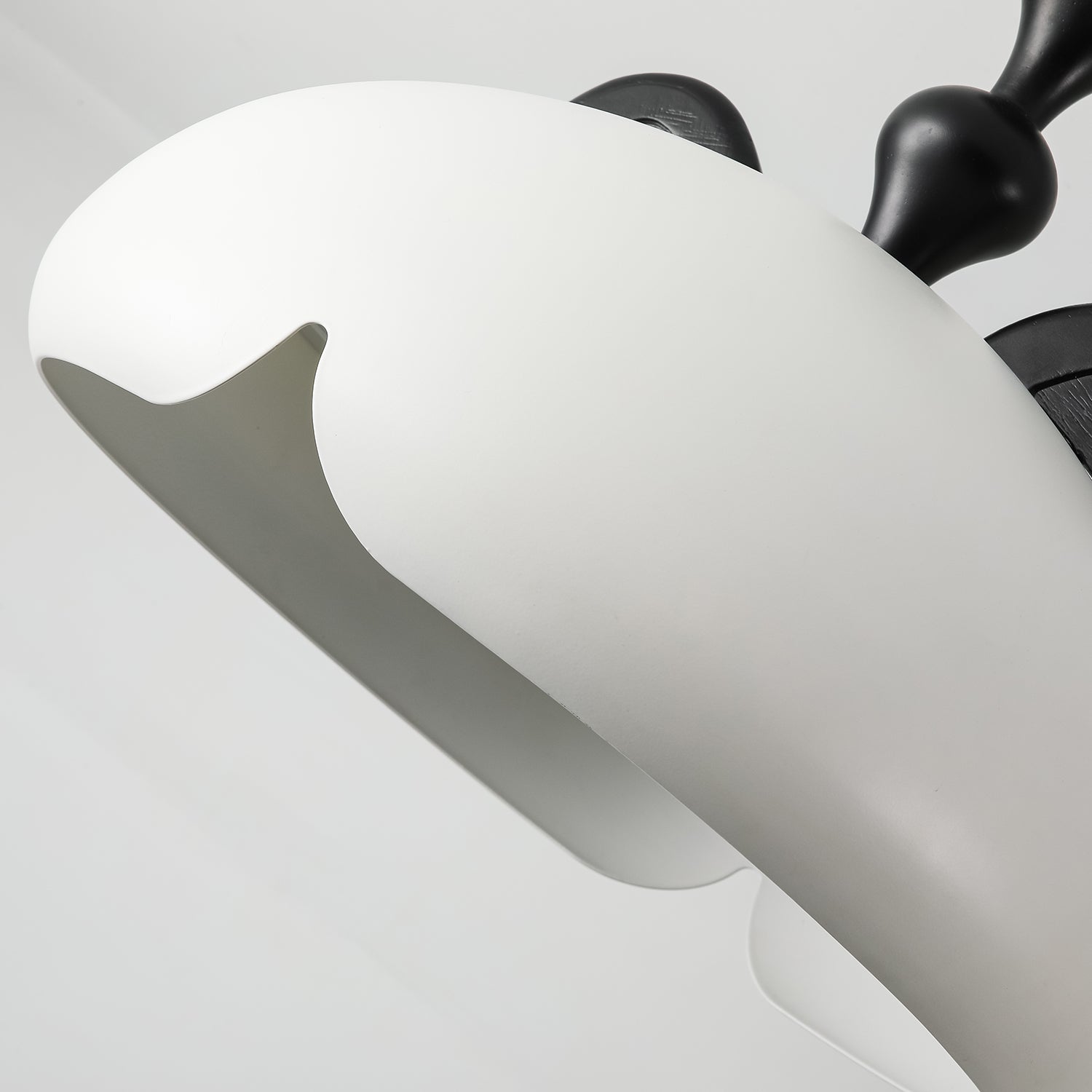 Cat Plafonnier Dôme Brillant Oreilles en Bois - Neutralighting