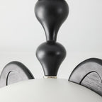 Cat Plafonnier Dôme Brillant Oreilles en Bois - Neutralighting