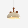 Cat Suspension Lampe Dôme Brillant Oreilles en Bois - Neutralighting