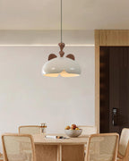 Cat Suspension Lampe Dôme Brillant Oreilles en Bois - Neutralighting