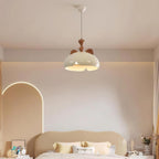 Cat Suspension Lampe Dôme Brillant Oreilles en Bois - Neutralighting