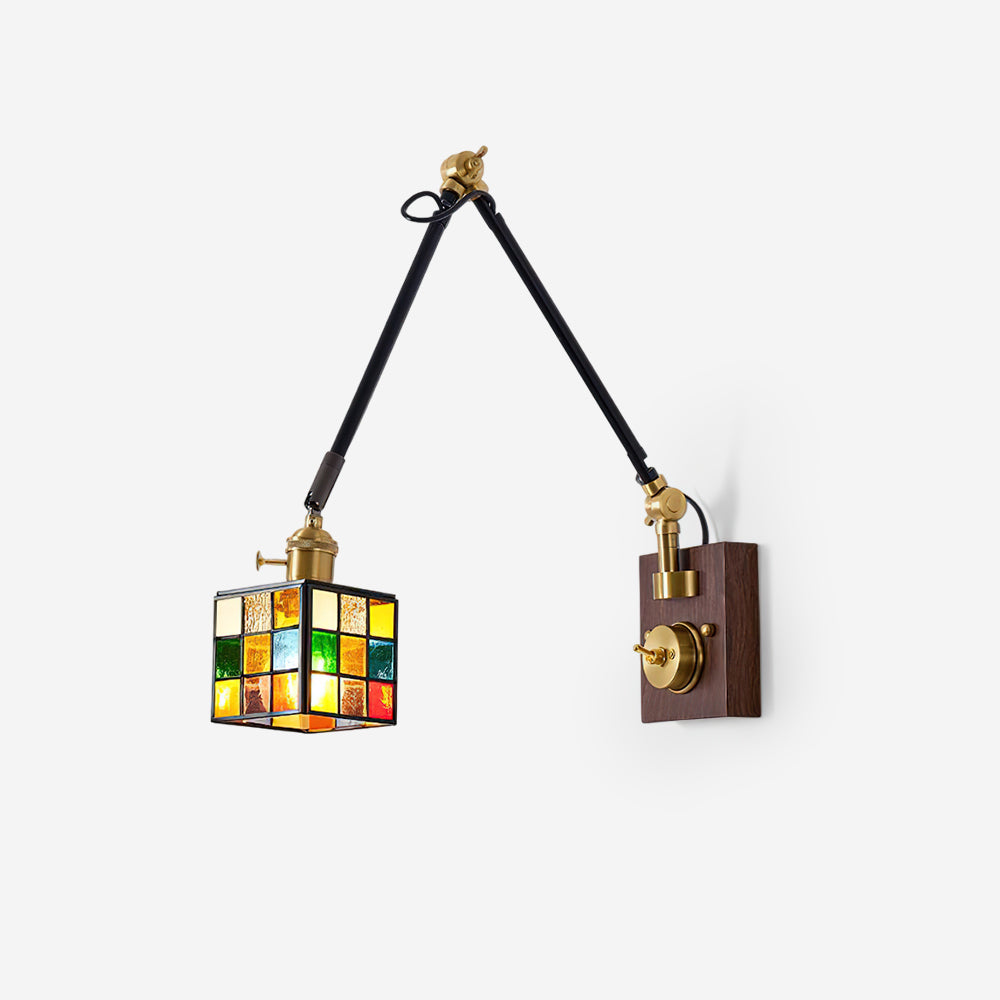 Tiffany Applique Mosaïque Bois - Neutralighting
